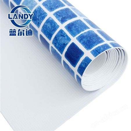 蓝色游泳池装饰胶膜 马赛克瓷砖图案 法国CGT品牌 蓝尔迪供应
