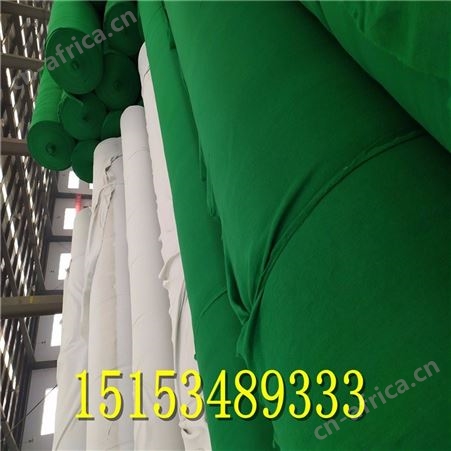 绿色防尘土工布工程布 公路养护毛毡 盖土无纺布防渗耐磨直销