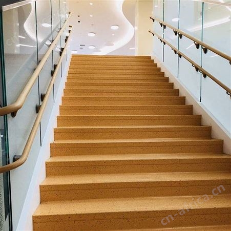 日本进口实木扶手养老院走廊LED灯树脂木纹色扶手