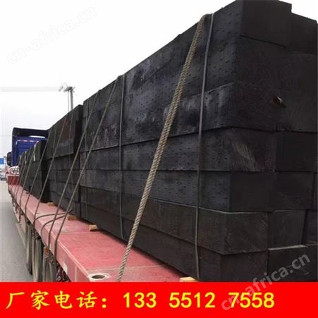 现货供应 铁路浸油枕木 I型标准枕木厂家 四面见方 浸油深