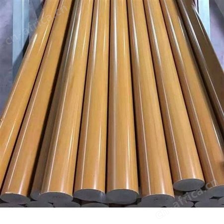 千佳高分子楼梯扶手北京木纹圆形PVC树脂扶手厂家
