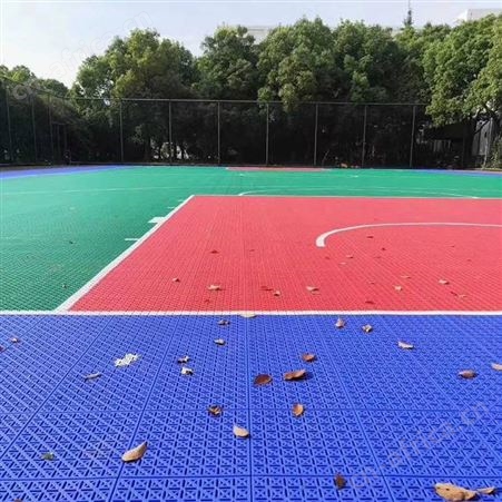 武汉运动地板悬浮地垫幼儿园室外拼装地板篮球场地胶户外塑胶跑道