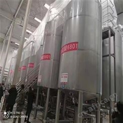 二手不锈钢乳品发酵罐 15吨乳品发酵罐 老化罐 保温奶仓 回收