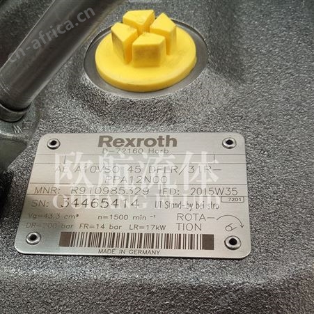 德国Rexroth力士乐变量柱塞泵AE A10VSO 45 DFLR-31R液压油泵