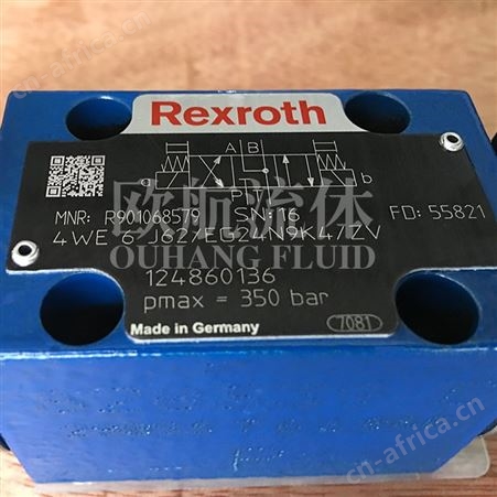 供应 原装德国rexroth力士乐方向阀4WE 6 J62-EG24N9K4-ZV