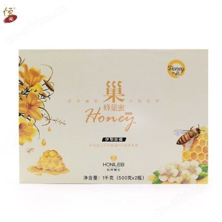 厂家蜂巢蜜礼盒批发采购 500g*2 一斤 土蜂蜜 喜蜜礼盒结婚伴手礼品礼盒