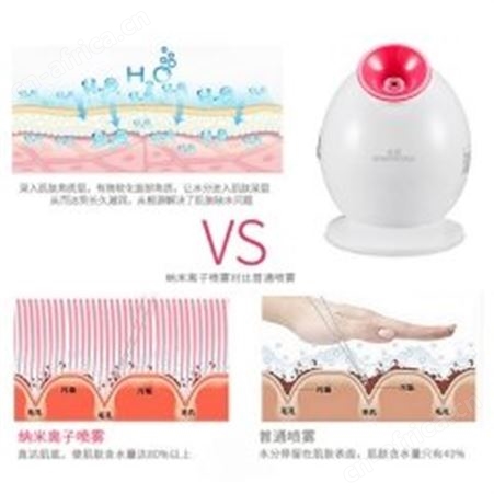 红素蒸脸器迷你QQ家用离子加湿器免费设计logo 100个起订不单独零售
