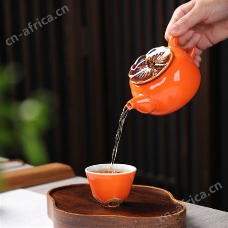 红素事事如意茶具套装功夫茶具可定制logo 300套起订不单独零售