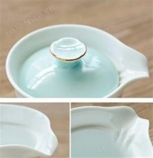 红素白瓷茶具 礼瓷级别功夫茶具套装 300件起订不单独零售