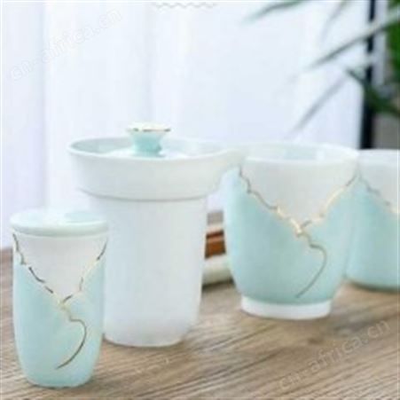 红素白瓷茶具 礼瓷级别功夫茶具套装 300件起订不单独零售