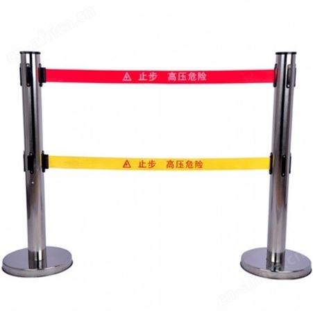 三棵松电力不锈钢带式围栏 sks-5 地铁口排队不锈钢伸缩围栏 电厂复工绝缘管式围栏