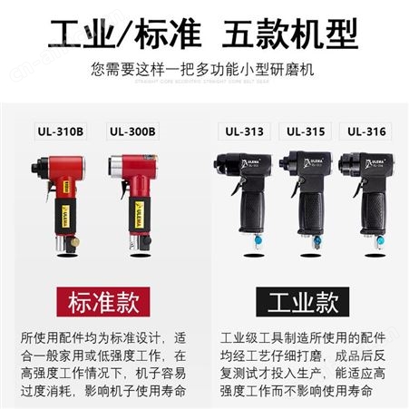 锐力马1寸2寸3寸气动打磨机小型汽车打蜡抛光干磨机90度直角风磨