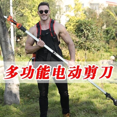 电动修枝剪电动剪刀充电式剪树枝电剪子大功率果树修剪树枝剪刀