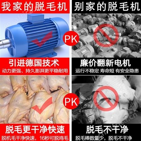 脱毛机鸡鸭鹅鸽子家禽用设备小型不锈钢杀鸡神器拔打毛机商用