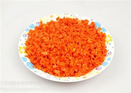 脱水胡萝卜粒 工厂 5*5 方便面蔬菜包 胡萝卜干 21年厂家