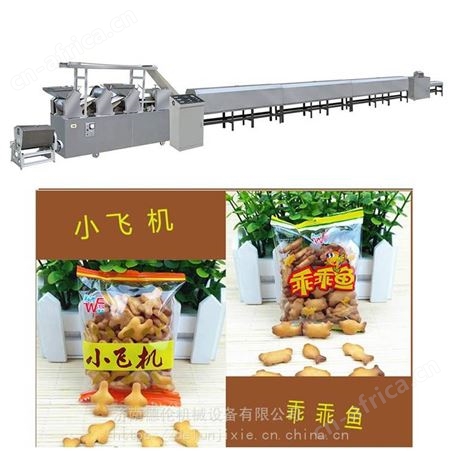 DLB225-II（还有其他型号）鲜虾味韧性辊切饼干生产流水线