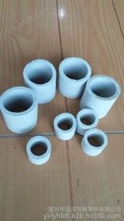 萍乡化工陶瓷填料      批量供应      蓝洋陶瓷拉西环填料      瓷环填料   价格从优   50mm