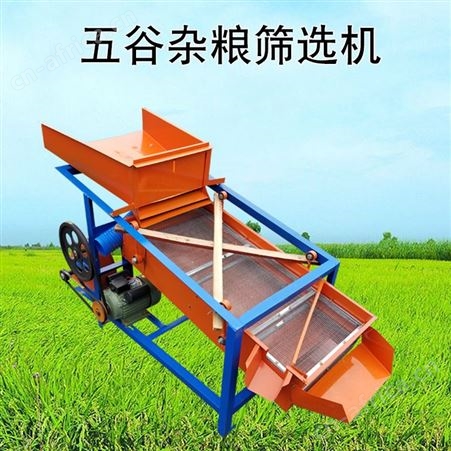 玉米大豆筛选机小麦电动净选机震动筛子粮食精选机振动菜籽清选机