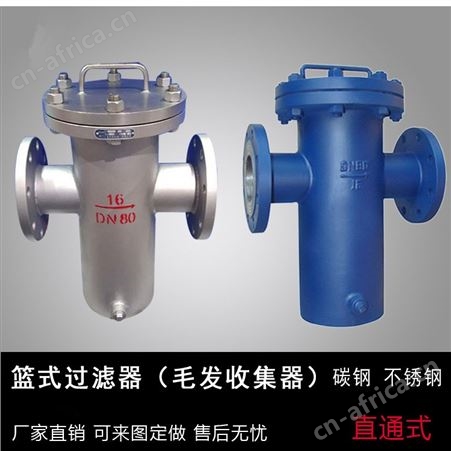 蓝式过滤器 管道过滤器 T型过滤器 篮式过滤器 毛发过滤器厂家  生产毛发聚集器 毛发过滤器 游乐场