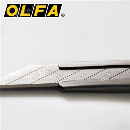 日本OLFA SAC-1不锈钢小型30度角美工刀削笔刀架切割刻刀贴膜刀