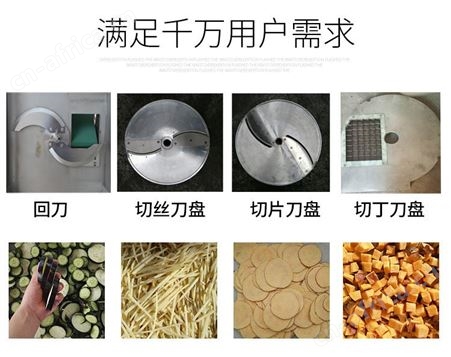 银鹰YQC-860 切菜机 食堂专用多功能切丝切片切丁机 厂家