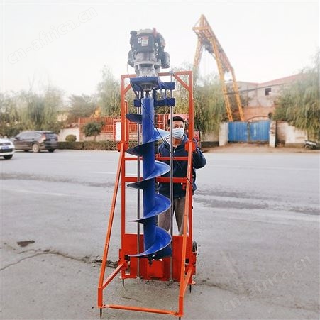 电线杆挖坑机山区栽电杆埋桩工具