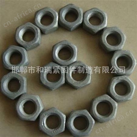 高强度螺母 【欢迎和瑞厂家】六角螺母 现货供应规格齐全