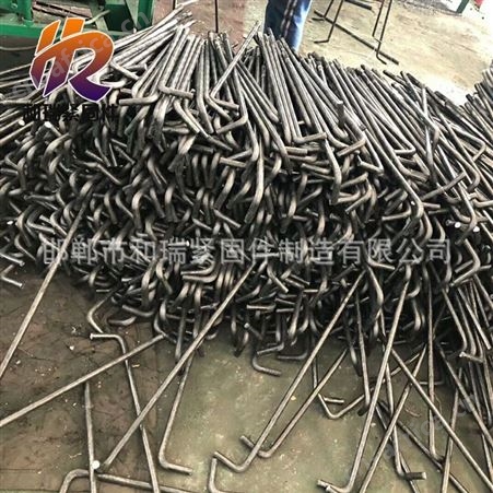 和瑞紧固件常年定做热镀锌钢结构地脚螺栓