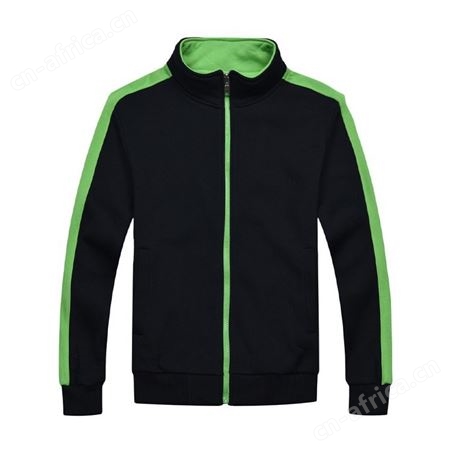 309秋冬羊羔绒撞色立领拉链卫衣工作服定制刺绣印LOGO