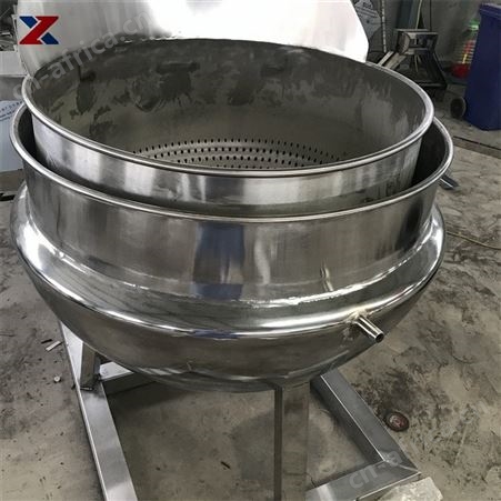 可倾式夹层锅生产商 燃气带保温搅拌锅 正祥机械