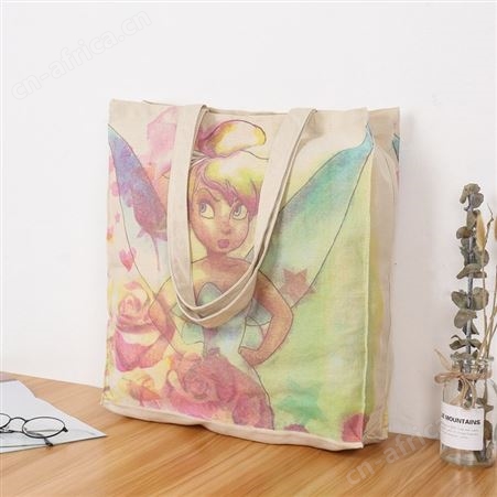 oeko环保全棉布袋定制 有机棉袋 束口数码印花ecobag 手提帆布袋