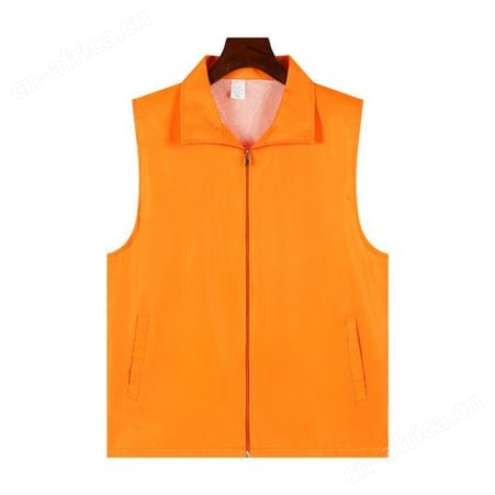 马甲定制印logo印字志愿者活动广告宣传红背心定做工作义工服
