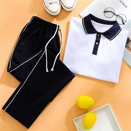 高中校服定制中学生校服毕业班服团购现货夏季短袖套装新款情侣装