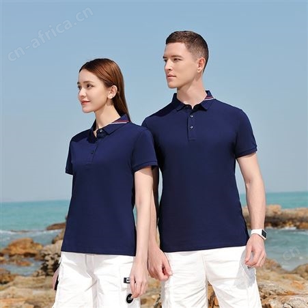 夏季翻领POLO衫定制商务男工作服企业工衣刺绣公司文化衫印字