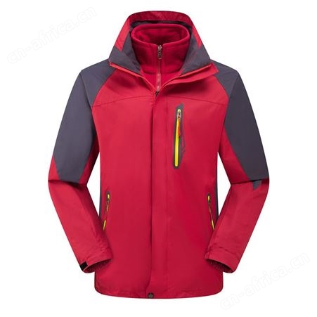 秋冬季户外冲锋衣男女两件套三合一加绒工装加厚保暖登山服工作服