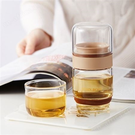 JOHN BOSS 随行泡茶杯 户外便携礼品 旅行礼品 礼品定制  礼品一件代发
