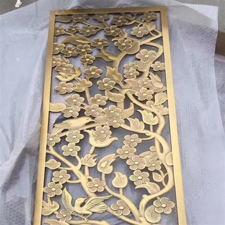 家具客厅不锈钢屏风 定做不锈钢屏风隔断