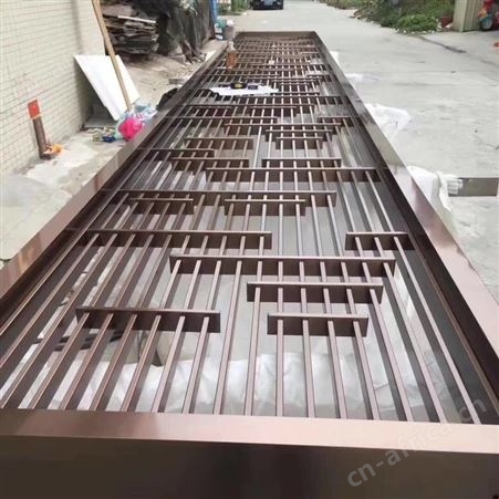 珠海不锈钢屏风定做 商场酒店落地式不锈钢屏风