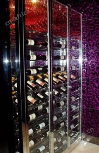 杭州不锈钢酒柜 天津304不锈钢酒柜 香港不锈钢发光酒柜