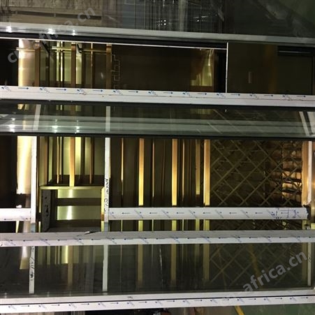 304不锈钢钛金酒柜定制 可来CAD图定制不锈钢弧形酒柜