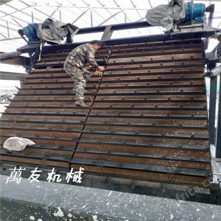 污泥链板翻堆机 重型翻堆发酵设备 4米10米链板翻堆机厂家