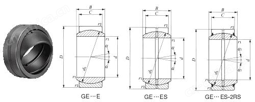 TG000型自调心高温关节轴承