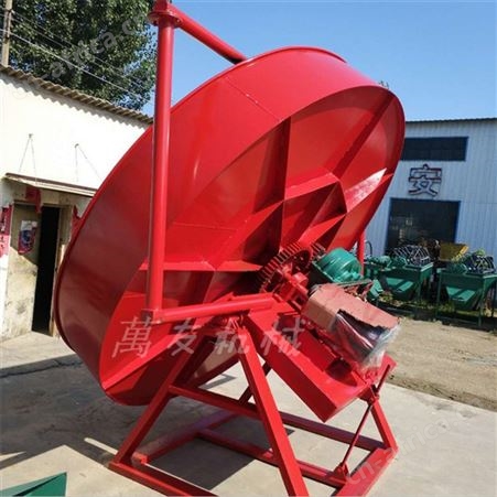 萬友氧化铝粪造粒机圆盘颗粒机造粒圆润成粒率高