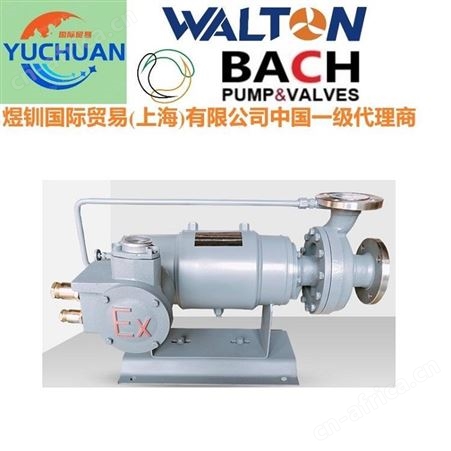 进口屏蔽管道泵，进口防爆屏蔽泵：美国WALTON沃尔顿