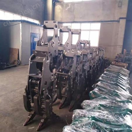 金耀 液压旋转抓木器 定制挖机抓木器 电控式双缸抓木器
