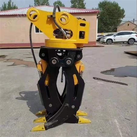 挖掘机液压旋转抓钢机 金耀