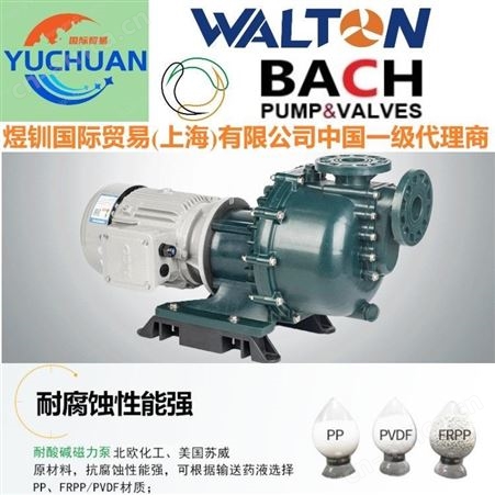 进口化工泵，美国进口化工泵，化工流程泵: 美国WALTON沃尔顿中国代理商