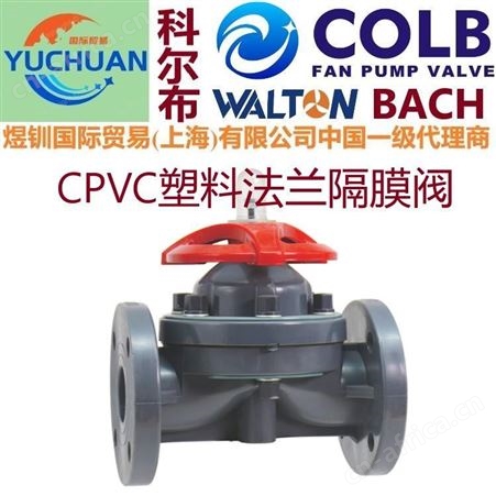 PVDF塑料隔膜阀，进口塑料PVDF隔膜阀，塑料隔膜阀，美国COLB科尔布隔膜阀