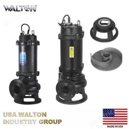 美国WALTON沃尔顿进口水泵，耐腐蚀集水坑自耦潜污泵厂家