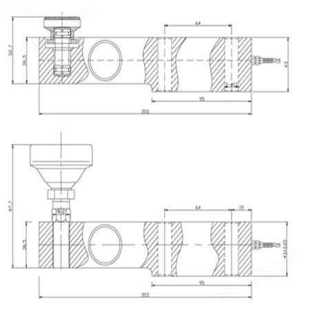RUIMA锐马称重传感器RM-F7-300KG